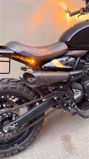 Zard Exhaust On Triumph 400X Scrambler Pure Sound | Modified Triumph 400 #triumph #triumph400