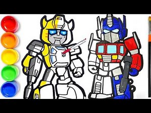 How to Draw Optimus Prime, Bumblebee | Transformers | Optimus Prime | Bumblebee