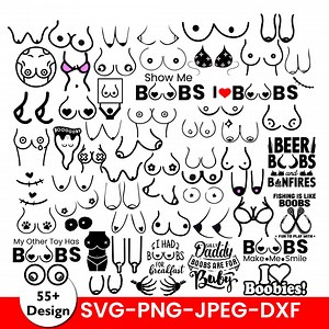 Breast Pattern SVG, Hand-drawn Boobs, Feminist Line Art (svg, Png, Eps, Dxf) - Etsy