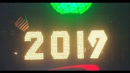 2018-2019 New York City Times Square Ball Drop (clean feed)