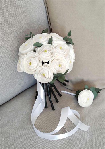 Preserved Ranunculus Bridal Bouquet, Preserved Ranunculus Bridal Bouquet, Preserved Ranunculus Natural Flowers Wedding Bouquet, Ranunculus - Etsy