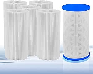 Pool Filter Cartridge, Type A Type C or III Replacement, Pool Pump 29000E/59900E Replacement (5-Pack)
