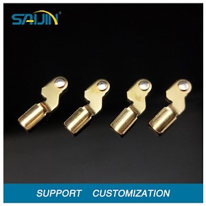 [Hot Item] Electrical Brass Terminal Contact Part Silver Inlay Bimetal Switch Contact Metal Brass Socket Part