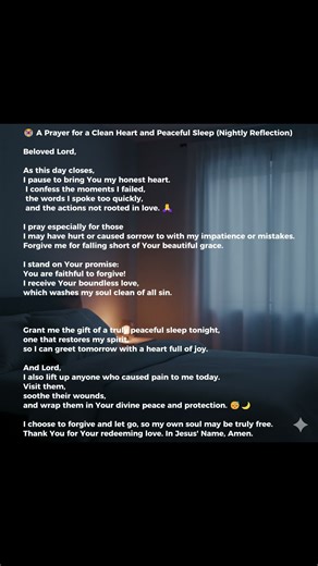 Nightly Forgiveness Prayer 🙏 Let Go of Guilt & Sleep Peacefully