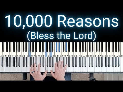 10,000 Reasons (Bless the Lord) - Matt Redman [PIano Tutorial & Playthrough]