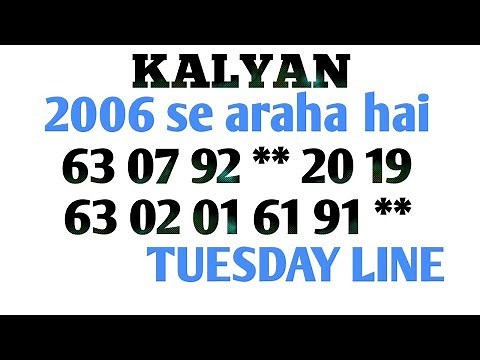 KALYAN SATTA MATKA OPEN TO CLOSE BY AMIT MATKA