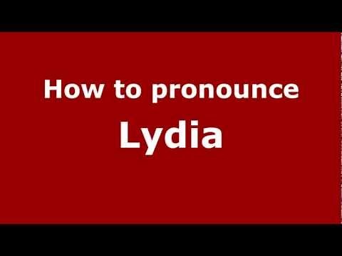 How to Pronounce Lydia - PronounceNames.com