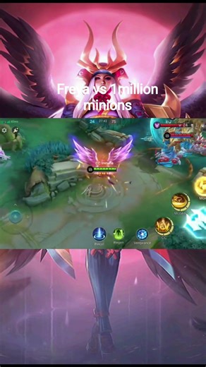 Freya Vs 1million minions☠️||#mlbb #moba55creator #mobalegends5v5 #freya