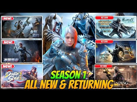 Season 1 All New & Returning Draws Date?+ All Returning Mythic XM4&Type 19 | Legendary Draws | CODM