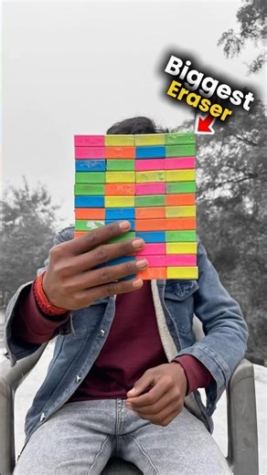 Small vs biggest eraser || #viralshorts #youtubeshorts #shorts