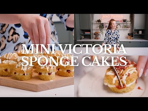 Mini Victoria Sponge Cakes Recipe | Jane’s Patisserie