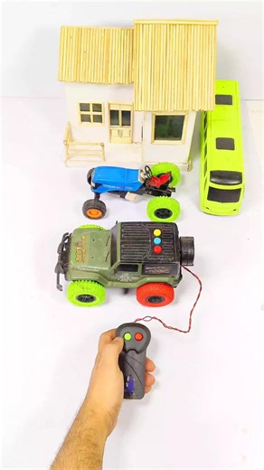 Remote wali car with DC motor / Unboxing Remote control car / Upgrade RC car / RC car #shorts