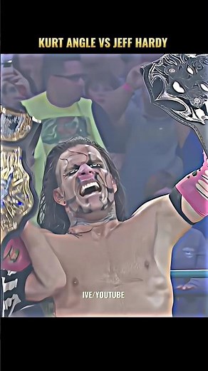 Kurt Angle vs Jeff Hardy TNA World Champion MATCH 🤯🔥#tna #shorts