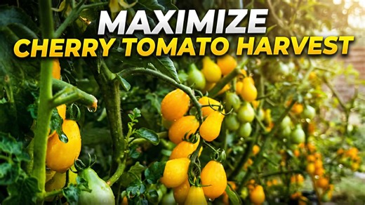 Maximize your harvest of yellow cherry tomatoes in containers