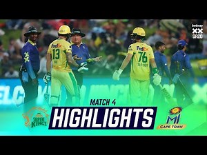 Joburg Super Kings v MI Cape Town | Match 4 Highlights | Betway SA20