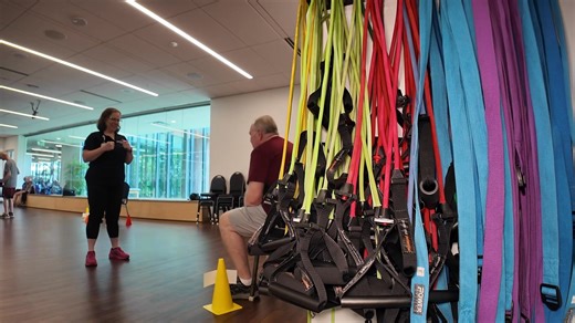 I got to go to an amazing place today! At the Piedmont Wellness Center at Trilith they are using a boxing program called Rock Steady to improve the lives of people with Parkinson’s. | Doug Evans FOX 5