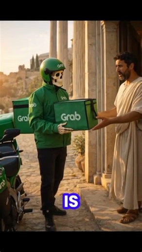 POV: You Order Grab… but It’s Ancient Greece 💀🏍️