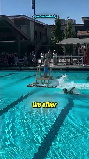 Epic Race: Swimmer vs Water Runner!