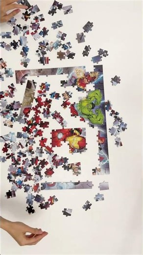 Edge Build — Marvel AVENGERS | 200 Piece Jigsaw Puzzle • No Talking