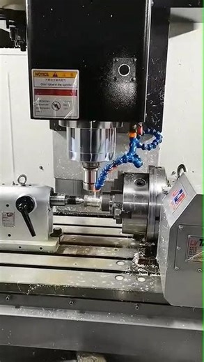 Efficiency Unleashed! 4-Axis Machining + Tool Change