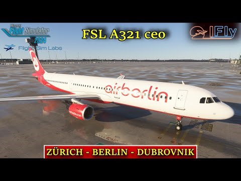 MSFS24 | FSLABS 321ceo | LSZH/EDDB/LDDU | #msfs2024 #inibuilds #fslabs