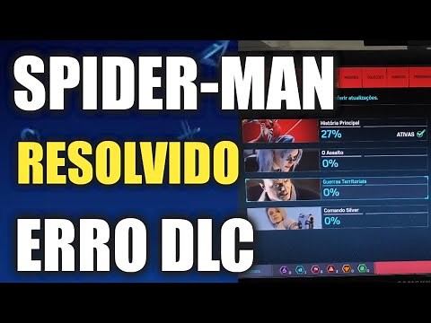RESOLVIDO O ERRO DAS DLC DO SPIDER-MAN, HOMEM-ARANHA PS4