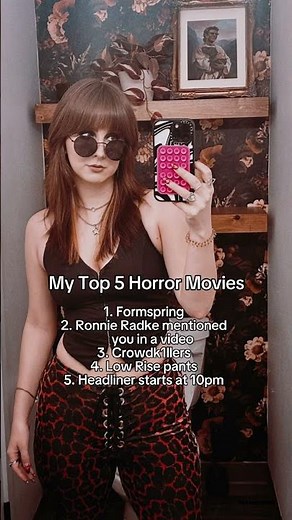 my top 5 horror movies: as an elder emo