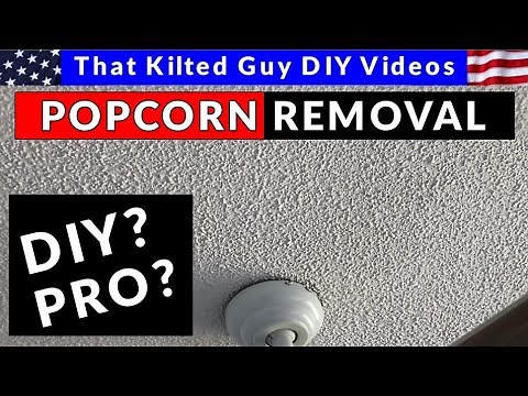 Removing Popcorn Ceilings. Should you Hire a Pro?