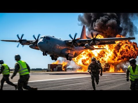 Emergency Takeoff | US Air Force C-130J Pilot & Crew Prepares Amid Rising War Tensions!