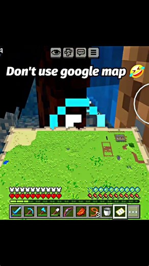 don't use google map 🤣 #minecraft #ultra #7x7