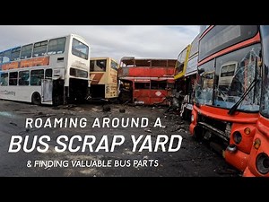 Roaming Around A BUS GRAVEYARD To Find Spare Parts For Our Routemaster London Buses.
