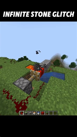 Infinite Stone Glitch in Minecraft #minecraftshorts