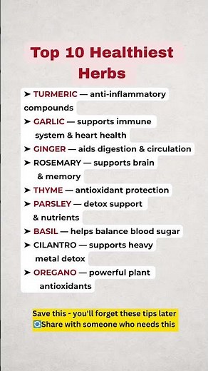 Top 10 Herbs That Boost Health Naturally 🌿💪