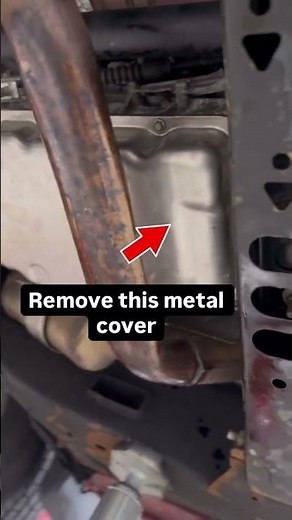 Transmission fluid change on GMC truck. Shield and oxygen sensor needs removed. Too much? #gmctruck
