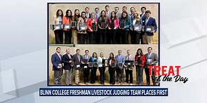 Treat of the Day: Blinn College freshman livestock judging team wins first place at Dixie National