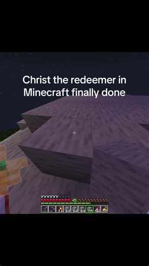 Christ the Redeemer Statue in Minecraft Build