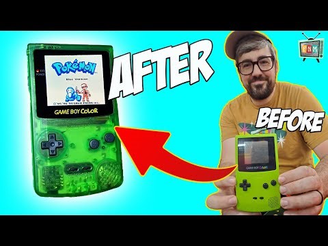 AWESOME Gameboy Color OLED Screen Mod | Fairly Easy To Do!