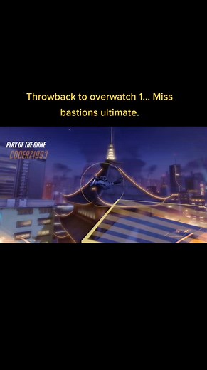 Remembering Bastion's Old Ultimate in Overwatch 1