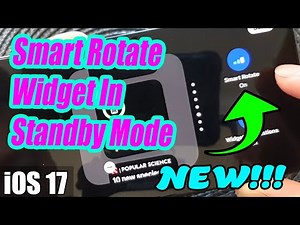 iPhone 15/15 Pro Max: How to Turn On/Off Smart Rotate Widget In Standby Mode