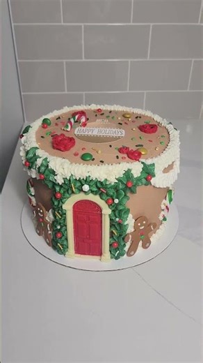Gingerbread Christmas Cake