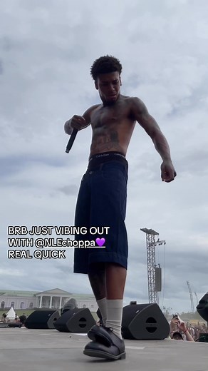 BRB just vibing out with @NLE choppa 💜 real quick