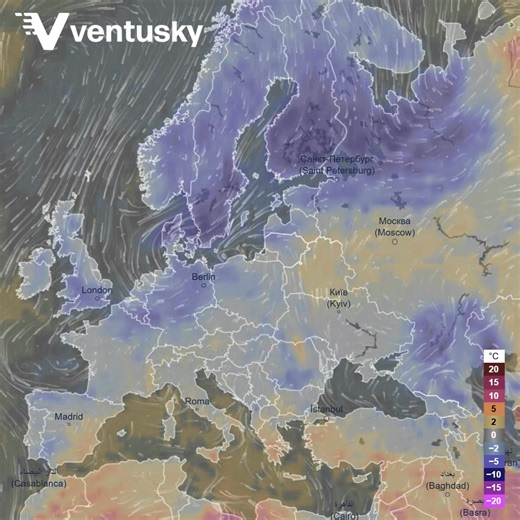 The video shows temperature anomalies in Europe for the rest of this week and next. 🧐 Cooler-than-usual weather is expected to persist in most of Europe. Additionally, the GFS model predicts a significant temperature drop in Western Europe during next week. 🫣 However, this is not yet supported by the ECMWF model, which does not anticipate such a pronounced decline: https://www.ventusky.com/?p=49.6;17.2;5&l=temperature-anomaly-2m | Ventusky