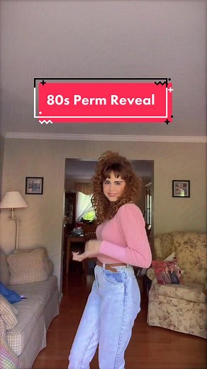 I get a perm done once every year #80s #1980s #genx #perm #80shair | perm