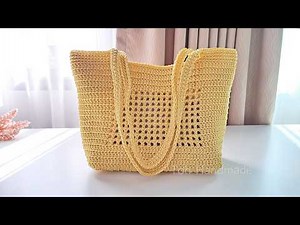 DIY Crochet Shoulder Bag | Crochet Bag Tutorial | Step by Step | Toh Handmade 💕🎁💖