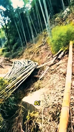 Bukan Roller Coaster! Bambu Ini Bisa Meluncur Sendiri dari Gunung