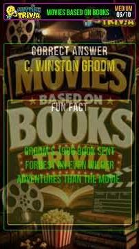 Movies Based on Books Trivia #Shorts