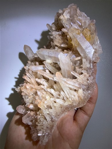 3 comments | A huge Breathtaking Pink Lemurian Quartz Cluster from Madagascar. This piece has elegant, long legs and is covered in bursts of mini quartz clusters . Fully packed with sparkling pink and dark rutile dots and a sugary frosting, creating a dazzling sparkle in the sun #pink #quartz #cluster #lemurian #rutile #sugarquartz #sparkly #crystal #sale #home #decor #mineral #collection | Sisi art gallery | Facebook