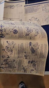 3.6K views · 66 reactions | Rare GI JOE blue prints aka instructions...