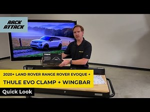 2020+ Land Rover Range Rover Evoque with Thule Evo Clamp + WingBar Evo Roof Rack System