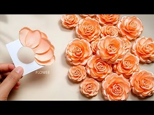 NEW TRICK 🤯 I Found a New Way to Make Ribbon Flowers… So Easy! 😳 (Beginner DIY)